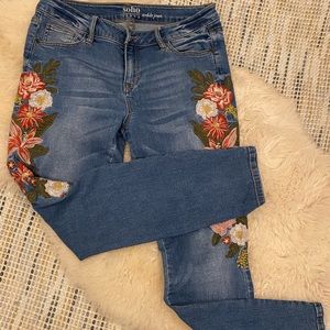 Embroidered jeans